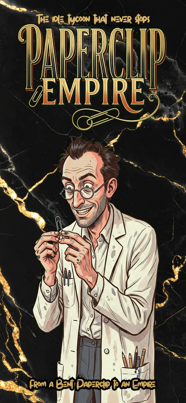 From a bent paperclip to an empire — The Idle Tycoon that Never Stops!